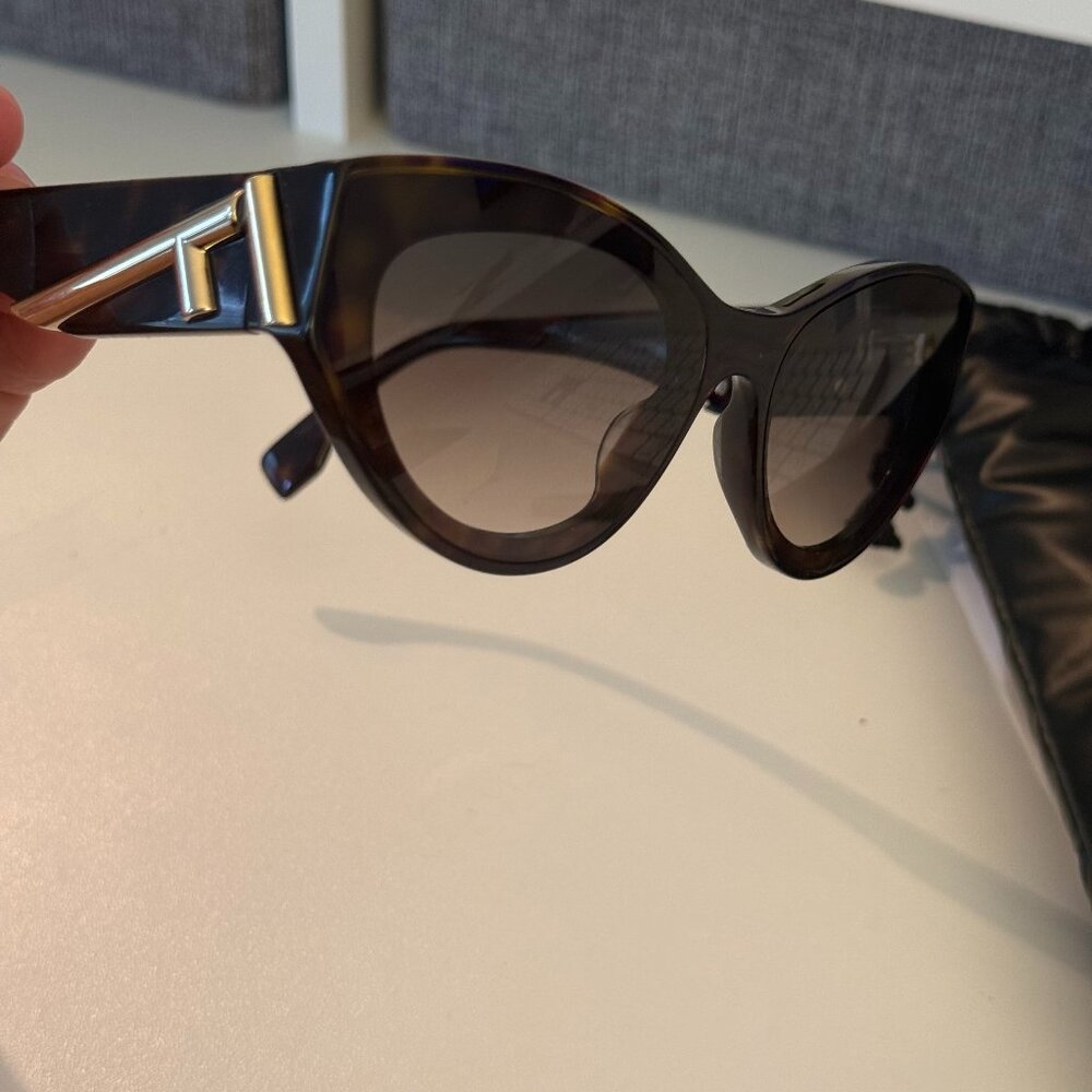 Fendi Sunglasses - Fendi First Brown Cat Eye